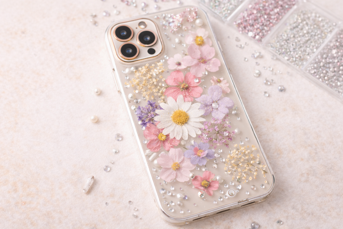 CCK Essentials Handmade Floral Resin Phone Case