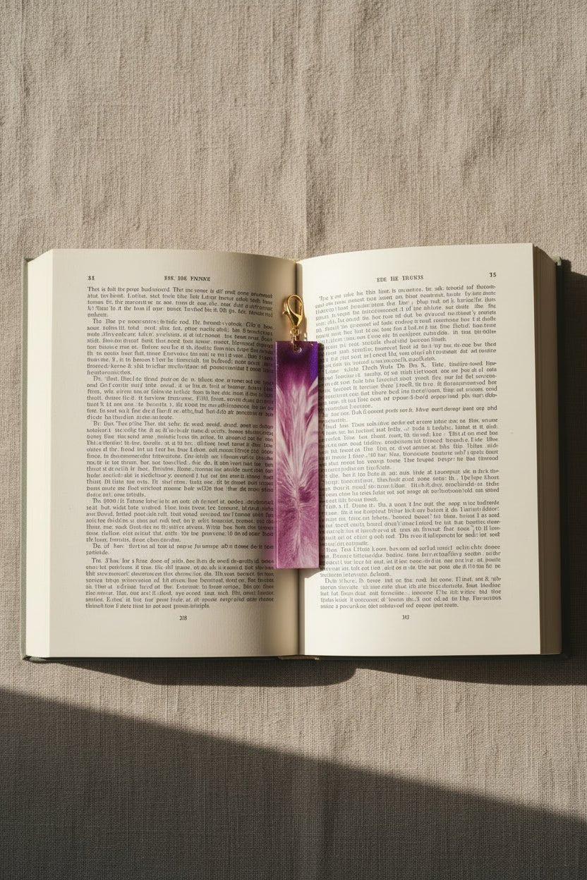 Purple Haze Resin Bookmark