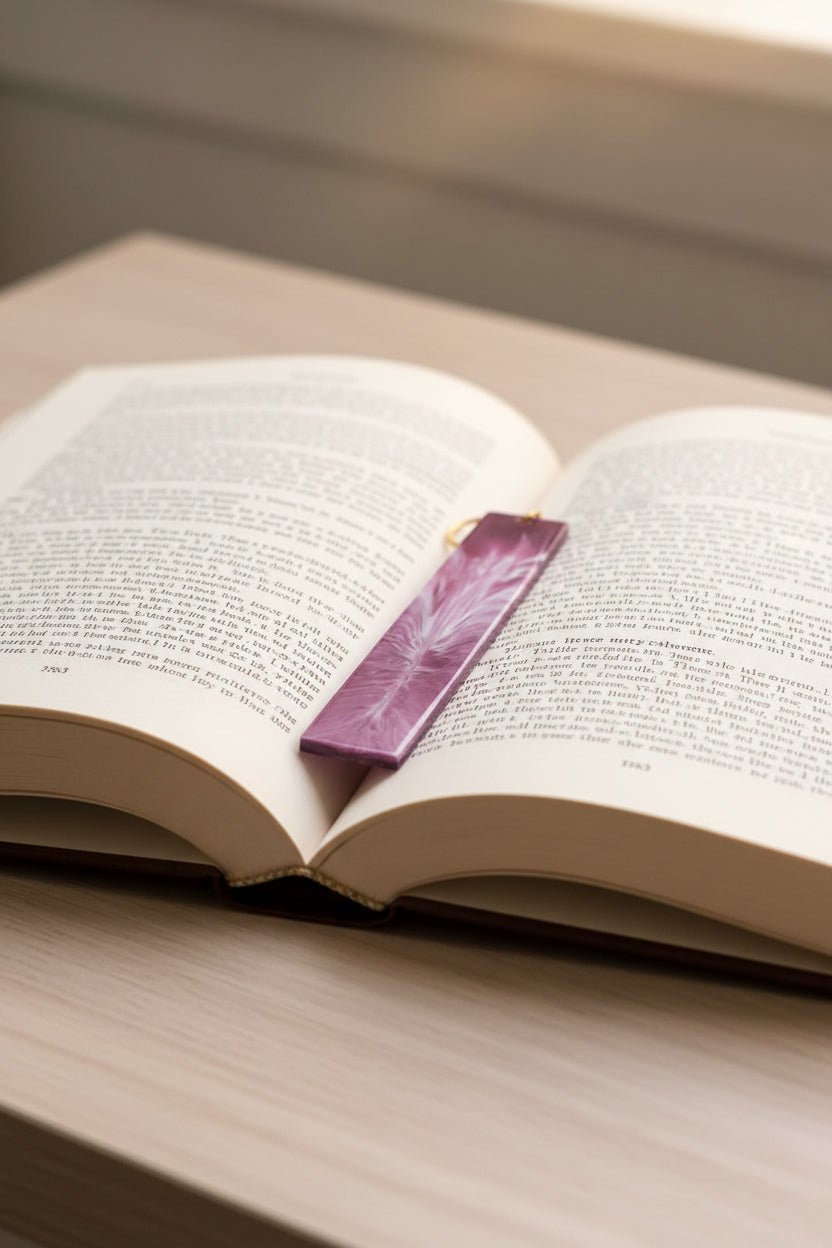 Purple Haze Resin Bookmark