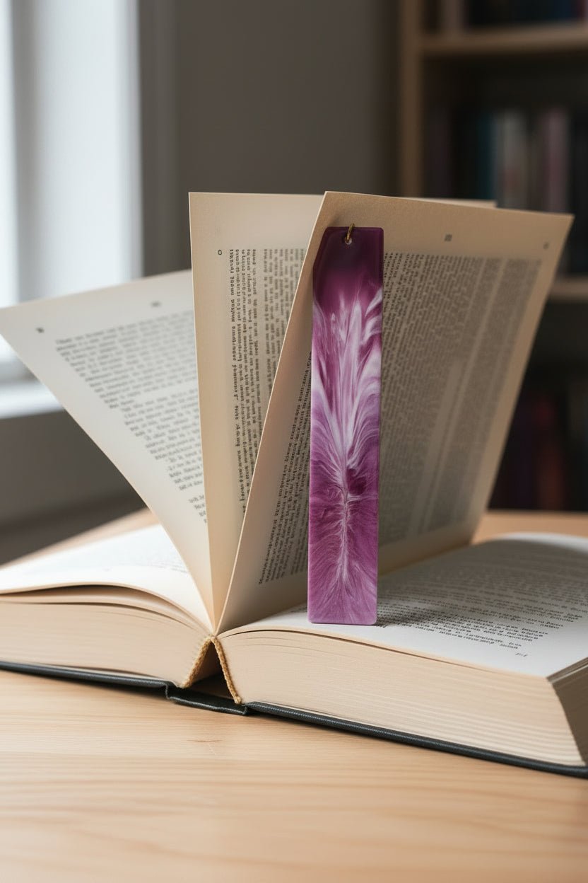 Purple Haze Resin Bookmark