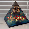 Custom Resin Pyramid Keepsake
