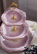 3-Tier Resin Geode Cake Stand
