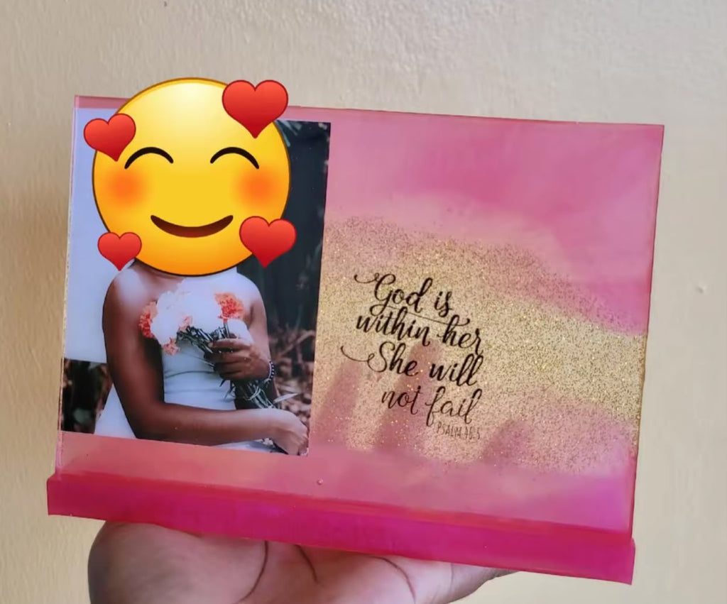 Fully Customized Resin Photo Plaque