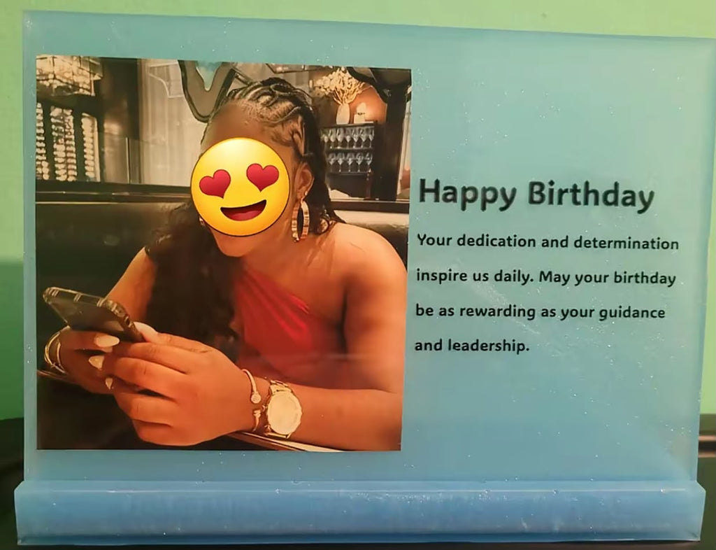 Fully Customized Resin Photo Plaque