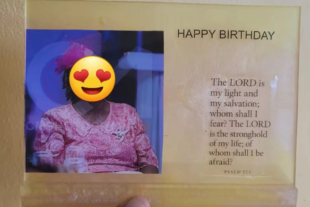 Fully Customized Resin Photo Plaque