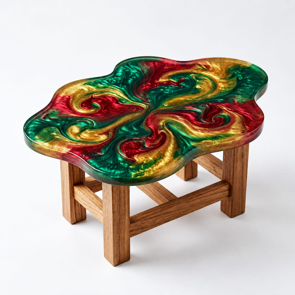 Fully Customizable Resin Side Table