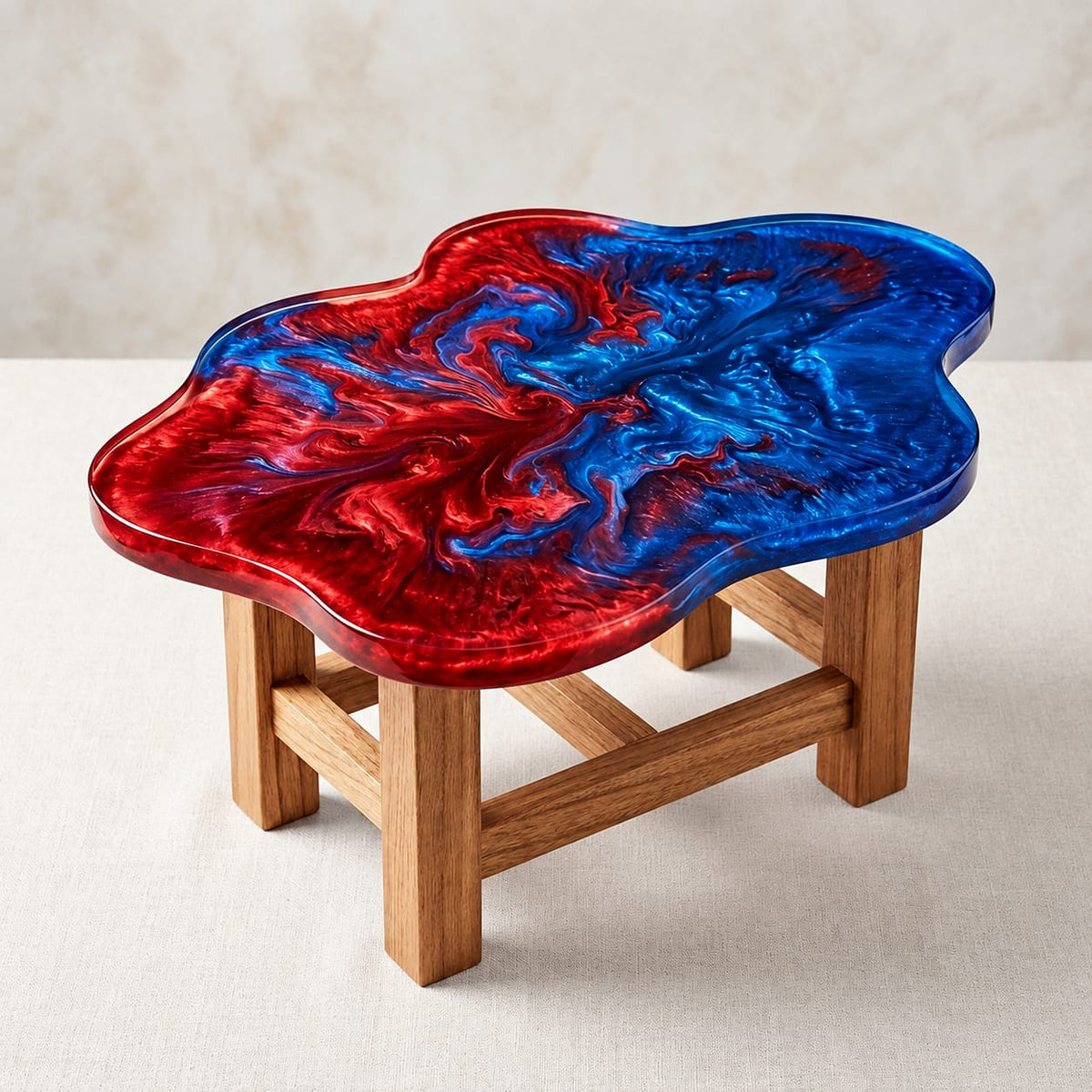 Fully Customizable Resin Side Table