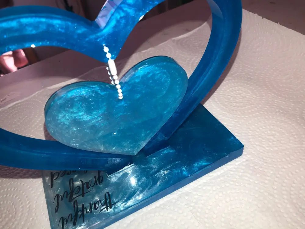 Custom Handcrafted Resin Photo Keepsake – Personalized Memorial & Gift Decor