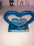 Custom Handcrafted Resin Photo Keepsake – Personalized Memorial & Gift Decor