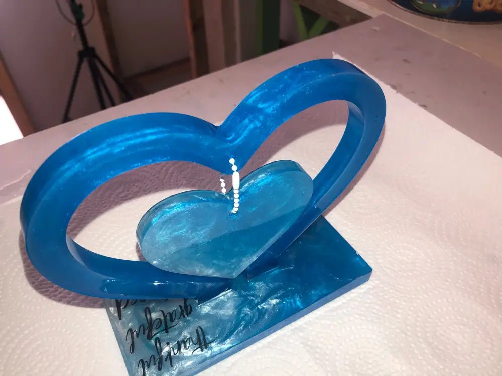 Custom Handcrafted Resin Photo Keepsake – Personalized Memorial & Gift Decor